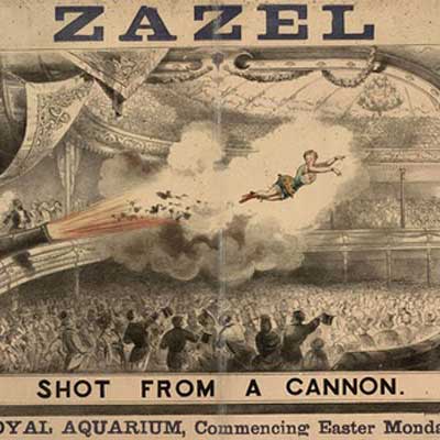 ZAZEL – Presenting The First Human Cannonball