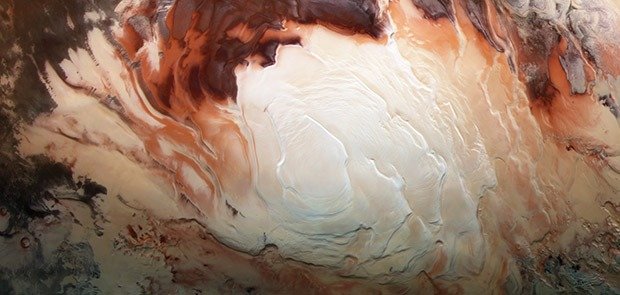 21. Mars’ south pole
