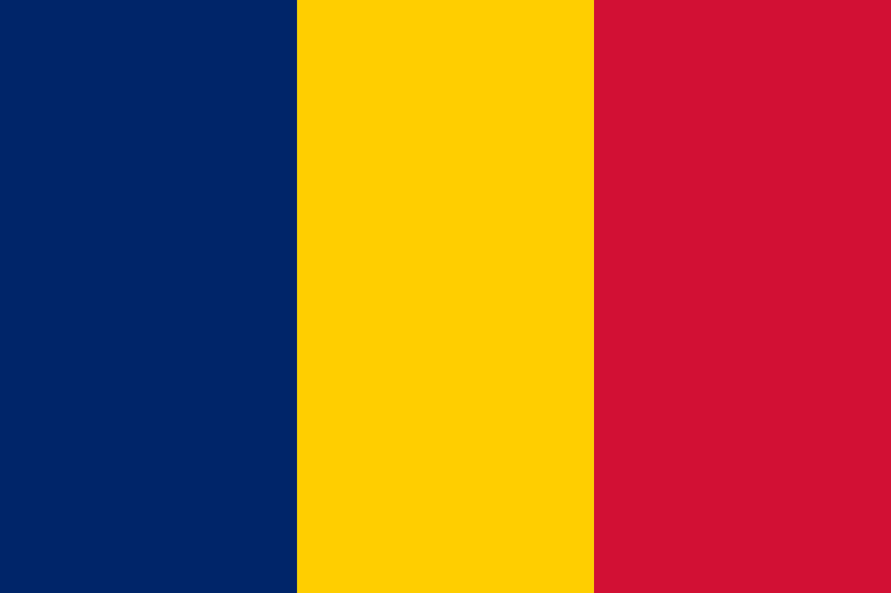 chad, flag, national flag
