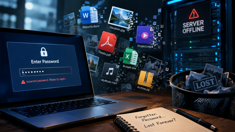 7 Digital Files That Were Lost Because of a Forgotten Password or Server