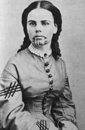 Olive Oatman Tattooed Woman